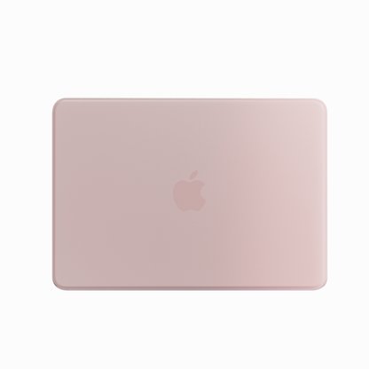 Matte Frosted hard shell case for MacBook Neo 13-inch (2026, A3404) in Peach Pink - view 1