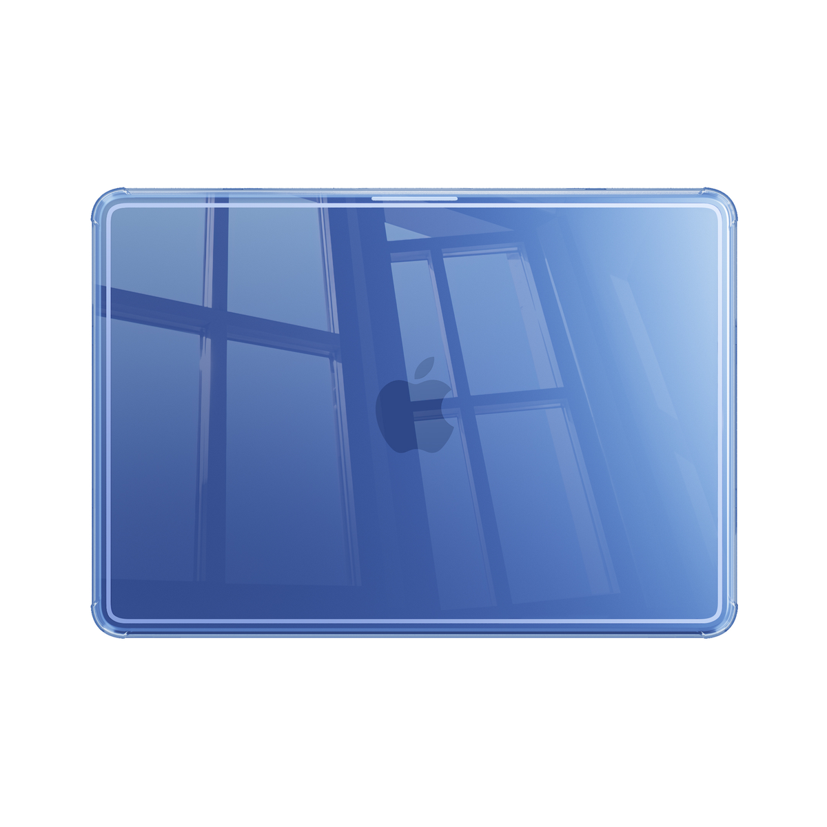 Ultra Crystal Clear hard shell case for MacBook Neo 13-inch (2026, A3404) in Indigo Blue - view 1