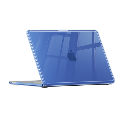 Ultra Crystal Clear hard shell case for MacBook Neo 13-inch (2026, A3404) in Indigo Blue - view 2
