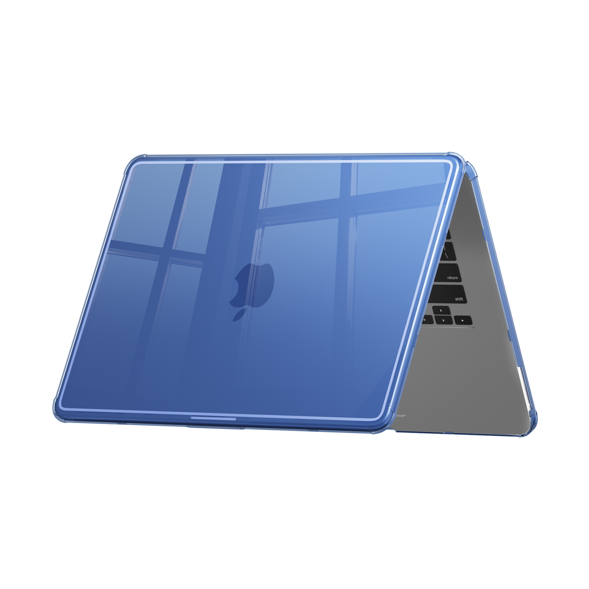 Ultra Crystal Clear hard shell case for MacBook Neo 13-inch (2026, A3404) in Indigo Blue - view 4