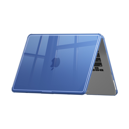 Ultra Crystal Clear hard shell case for MacBook Neo 13-inch (2026, A3404) in Indigo Blue - view 4