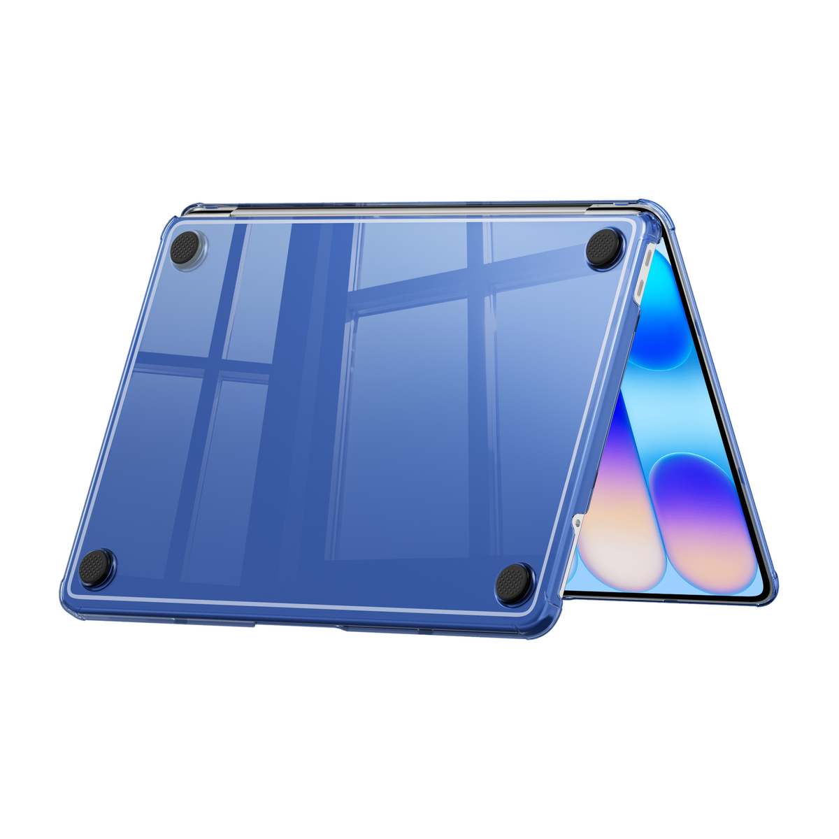 Ultra Crystal Clear hard shell case for MacBook Neo 13-inch (2026, A3404) in Indigo Blue - view 5
