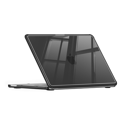 Ultra Crystal Clear hard shell case for MacBook Neo 13-inch (2026, A3404) in Midnight Black - view 2