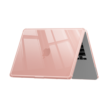 Ultra Crystal Clear hard shell case for MacBook Neo 13-inch (2026, A3404) in Peach Pink - view 4