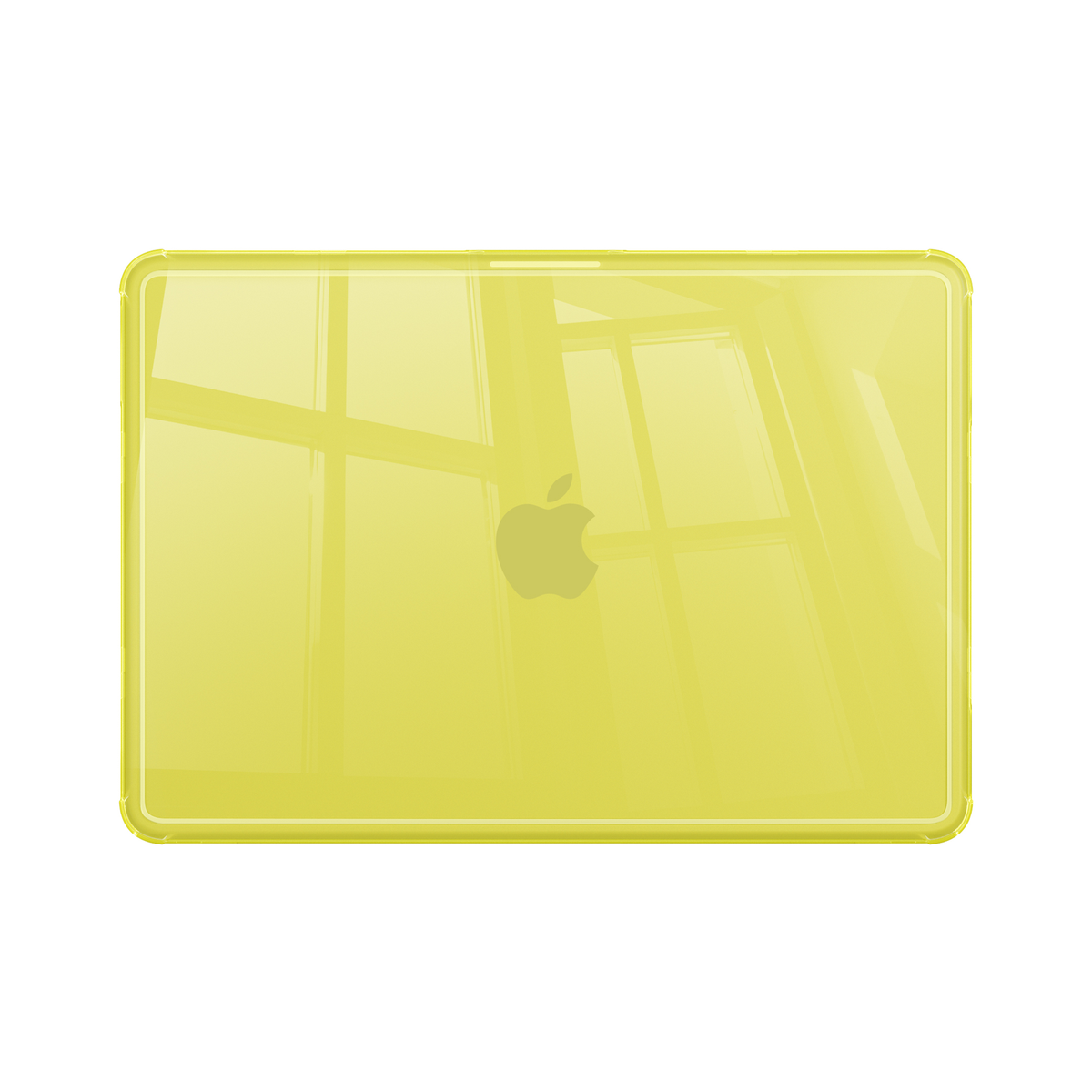 Ultra Crystal Clear hard shell case for MacBook Neo 13-inch (2026, A3404) in Tangerine - view 1