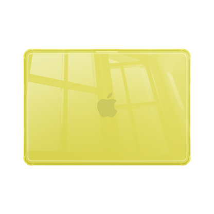 Ultra Crystal Clear hard shell case for MacBook Neo 13-inch (2026, A3404) in Tangerine - view 1