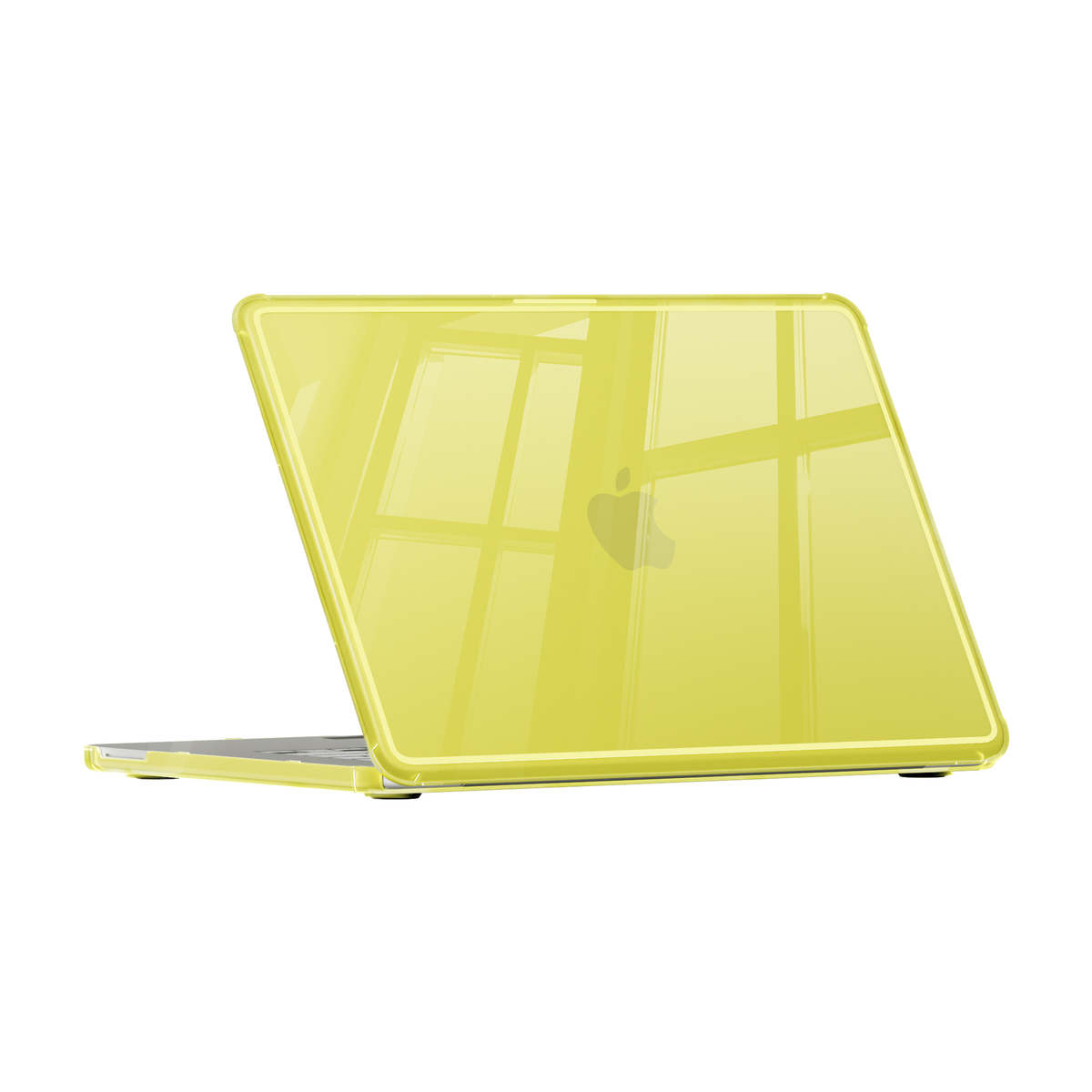 Ultra Crystal Clear hard shell case for MacBook Neo 13-inch (2026, A3404) in Tangerine - view 2