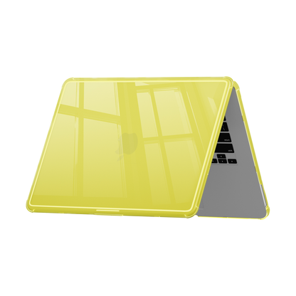Ultra Crystal Clear hard shell case for MacBook Neo 13-inch (2026, A3404) in Tangerine - view 4