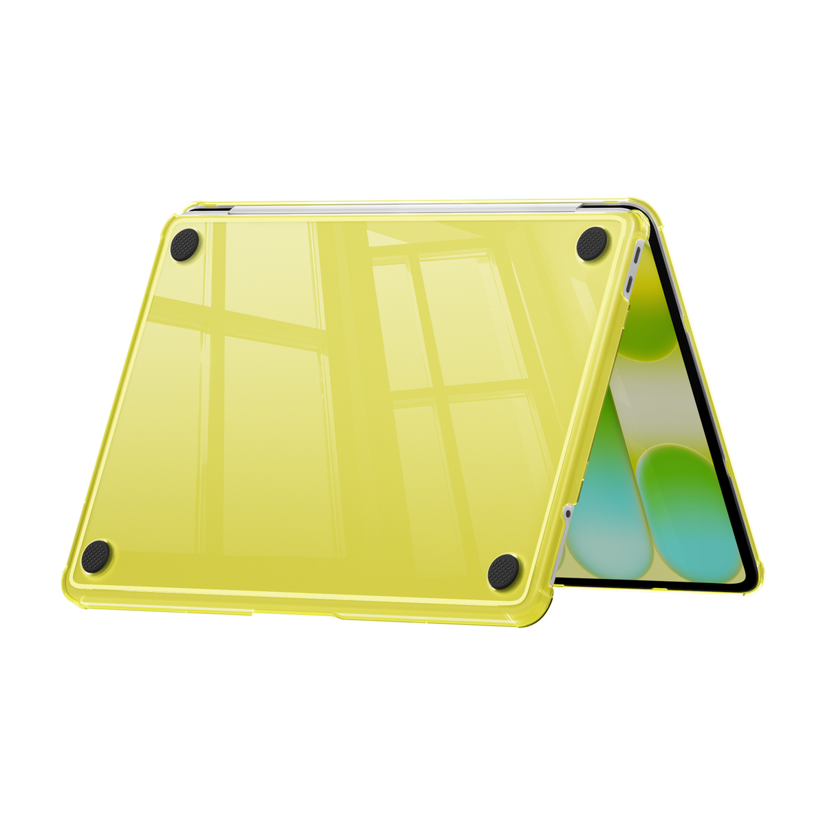 Ultra Crystal Clear hard shell case for MacBook Neo 13-inch (2026, A3404) in Tangerine - view 5
