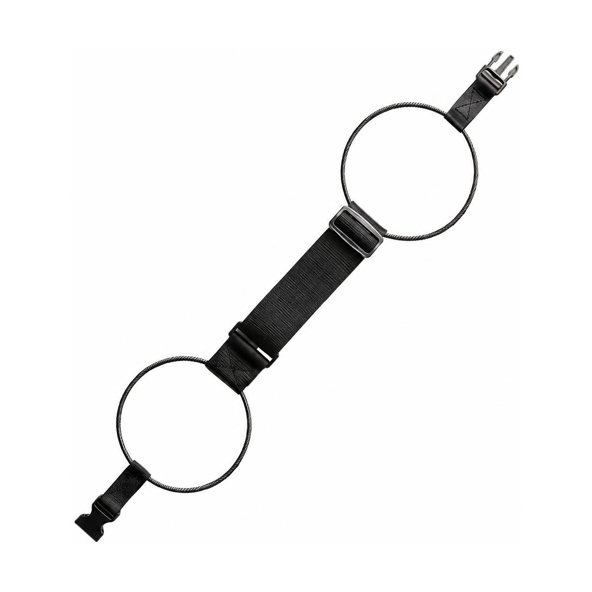 Elastic Luggage Strap - Black with Buckle