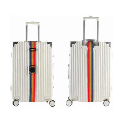 Elastic Luggage Strap - Rainbow Buckle