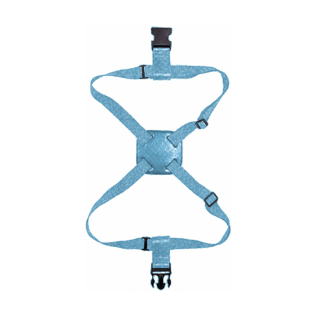 Elastic Luggage Strap - Figure-8 Blue