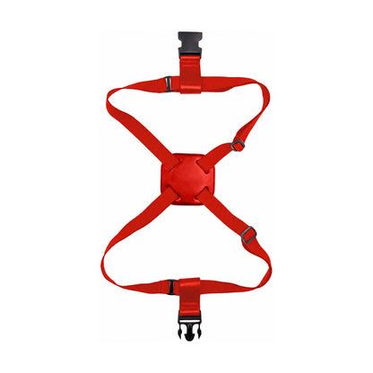 Elastic Luggage Strap - Figure-8 Red