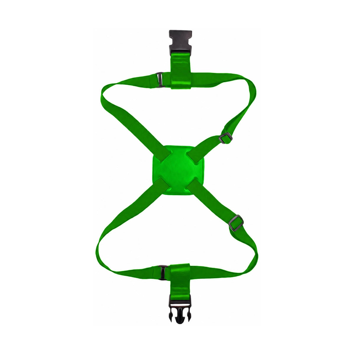 Elastic Luggage Strap - Figure-8 Green
