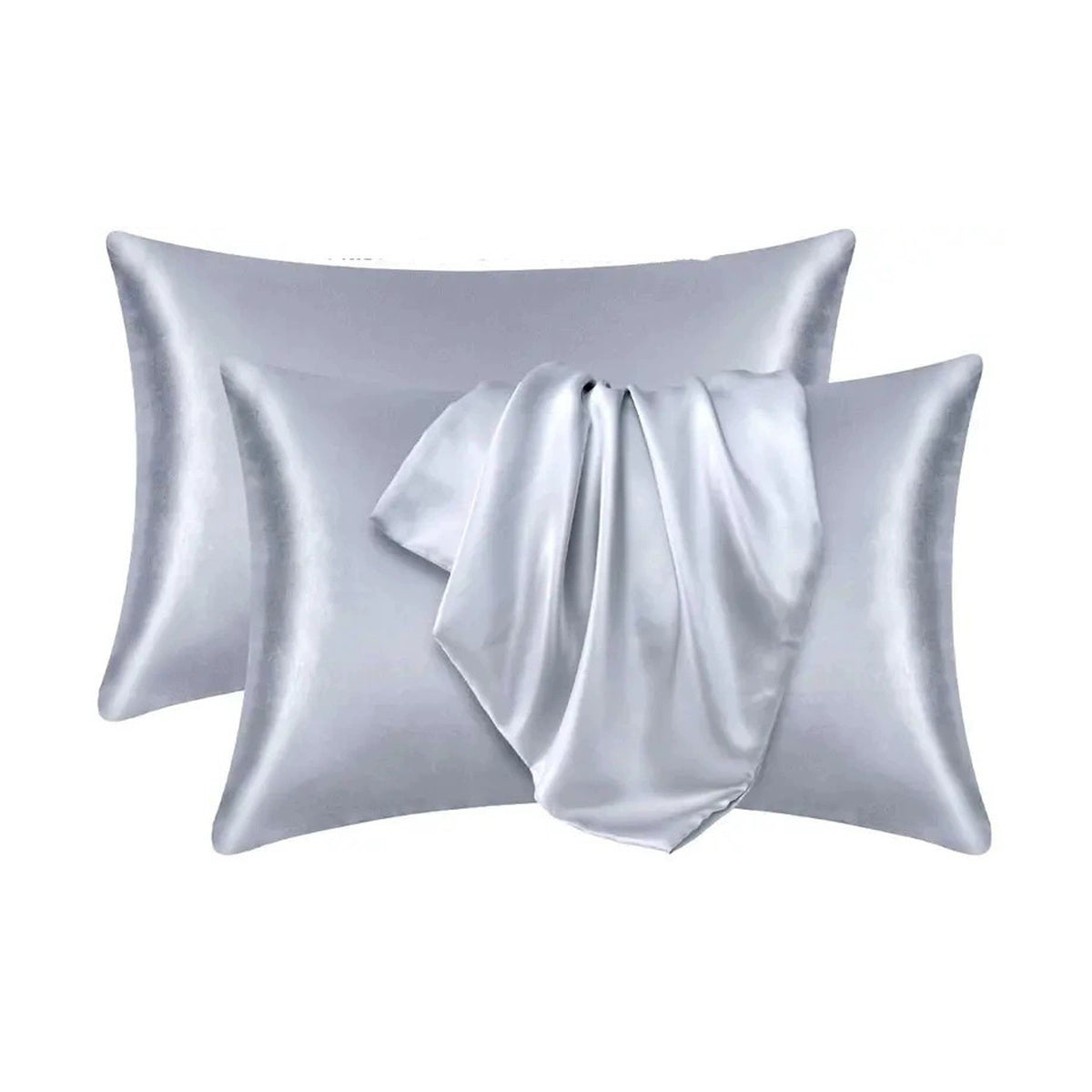 Satin Pillowcase - Silver Gray