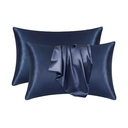 Satin Pillowcase - Navy Blue