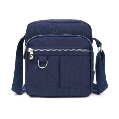 Nylon Shoulder Bag - Dark Blue