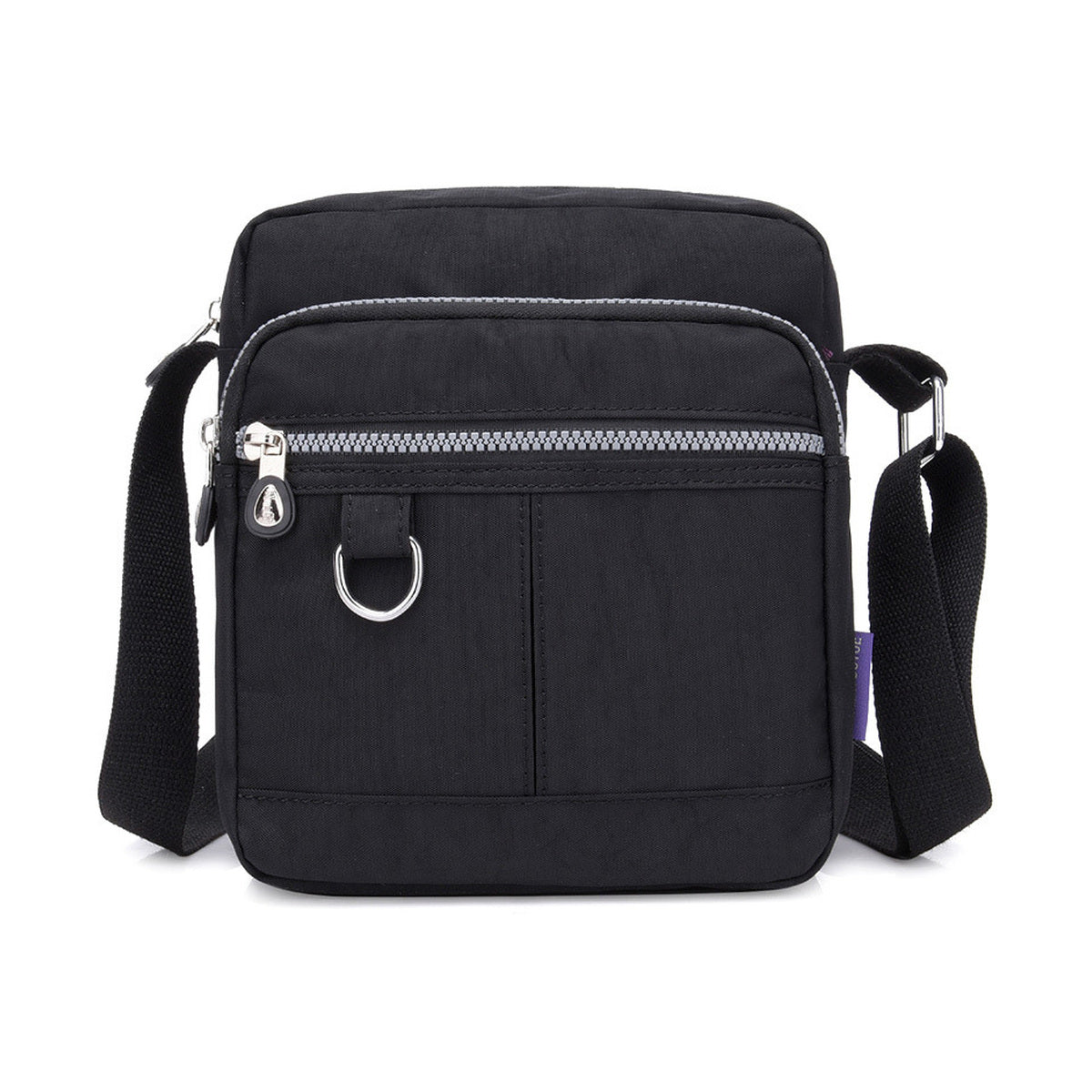 Nylon Shoulder Bag - Black