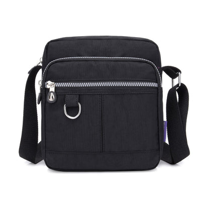 Nylon Shoulder Bag - Black