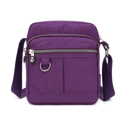 Nylon Shoulder Bag - Gorgeous Purple