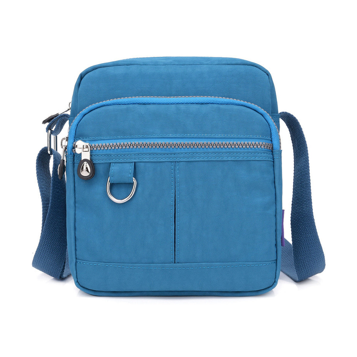Nylon Shoulder Bag - Sea Blue