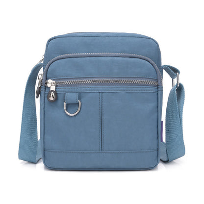 Nylon Shoulder Bag - Smoky Gray