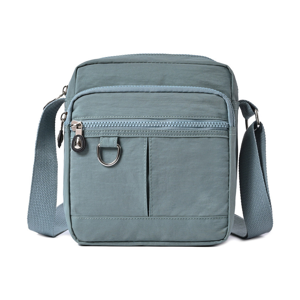 Nylon Shoulder Bag - Sky Blue