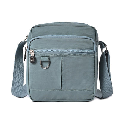 Nylon Shoulder Bag - Sky Blue