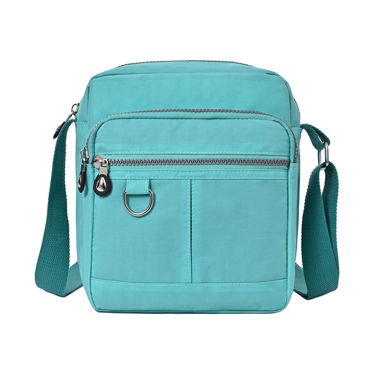 Nylon Shoulder Bag - Emerald Green