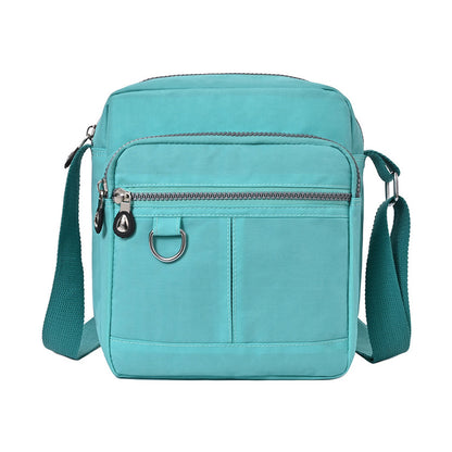 Nylon Shoulder Bag - Emerald Green