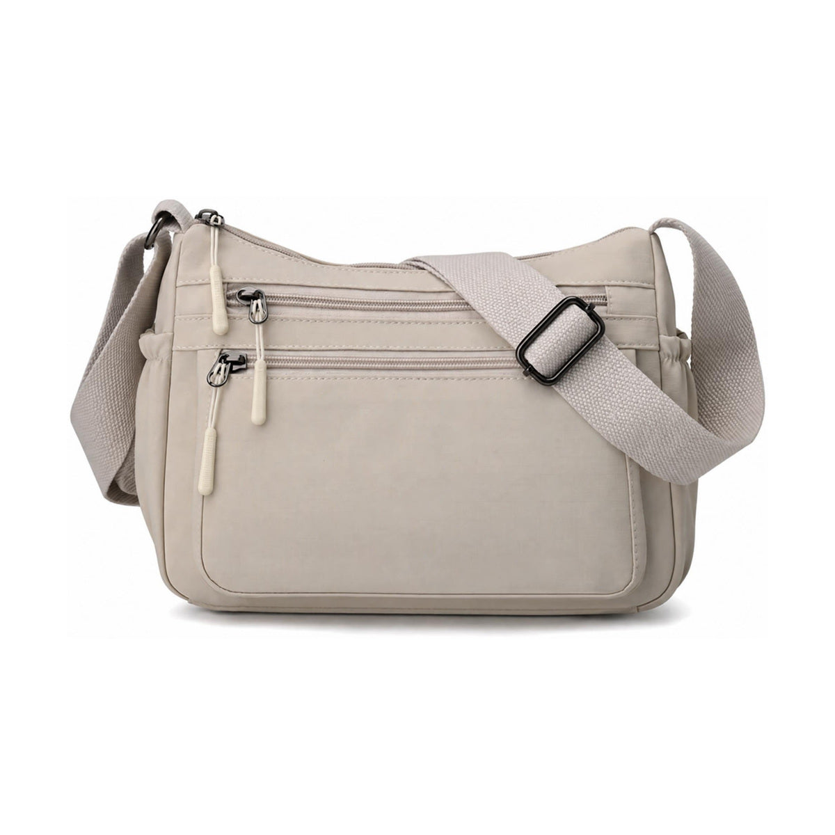 Korean Style Nylon Bag - Cream White