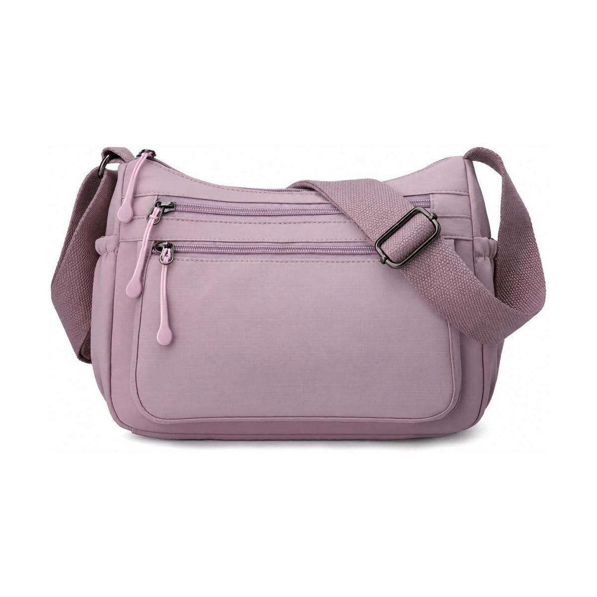 Korean Style Nylon Bag - Lilac Purple