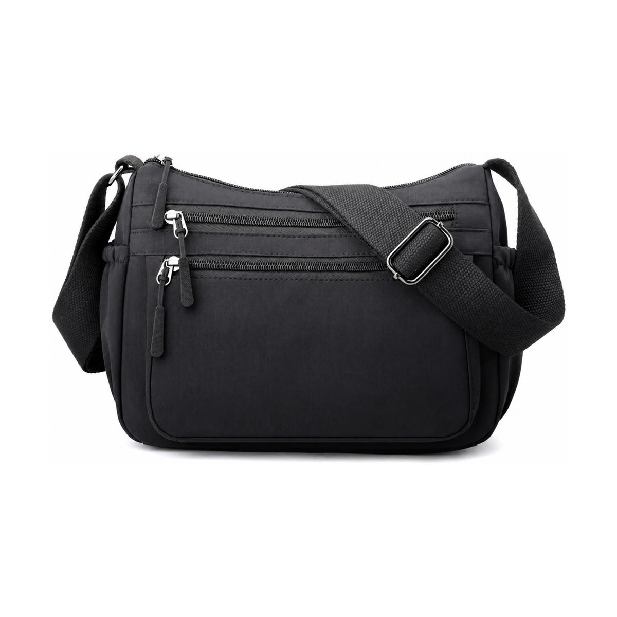 Korean Style Nylon Bag - Black