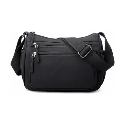 Korean Style Nylon Bag - Black