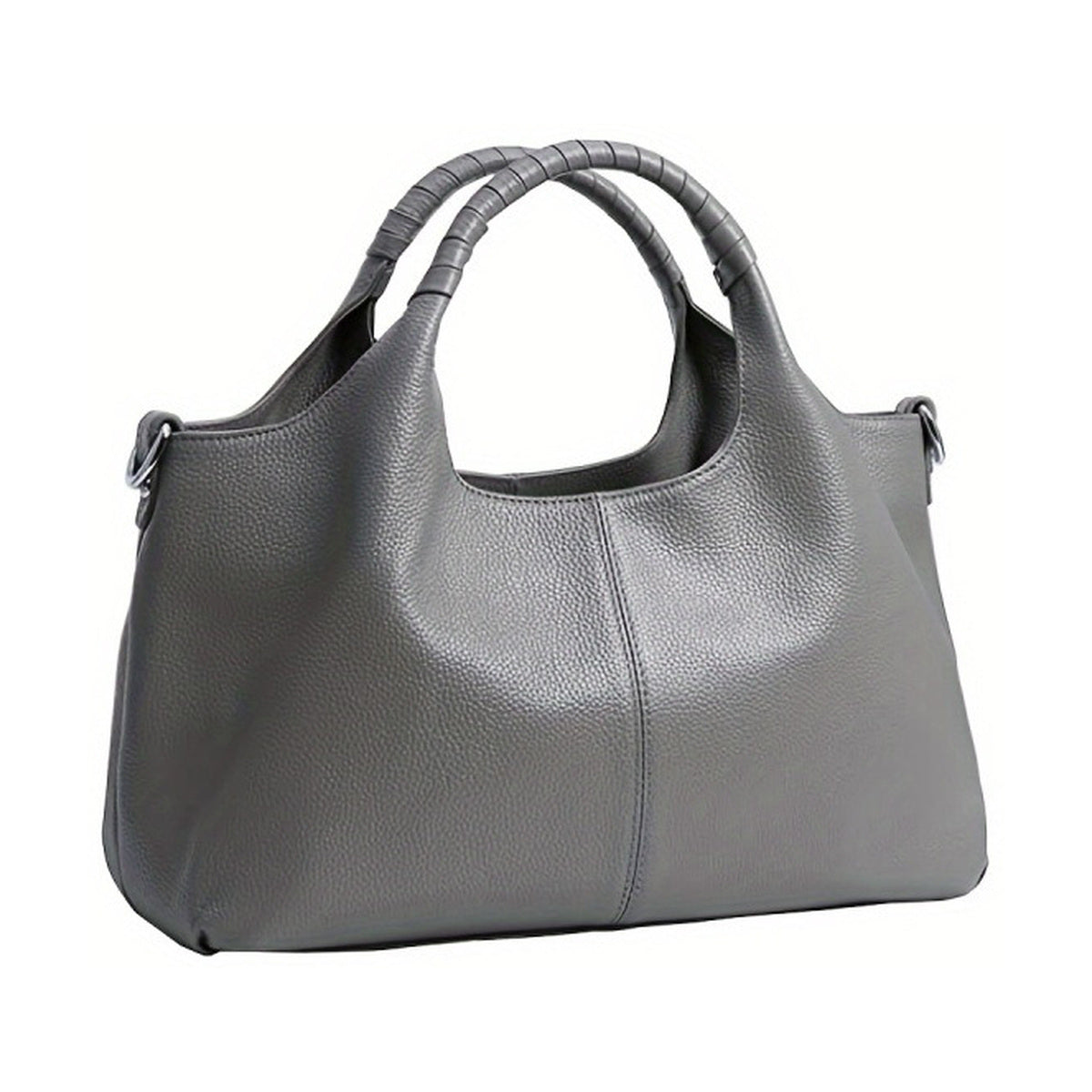 PU Large Crossbody Bag - Gray